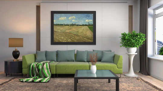 Vincent Van Gogh - Geploegde Akkers ('de Voren') Картина Копие на Ван Гог Платнен 50x40см