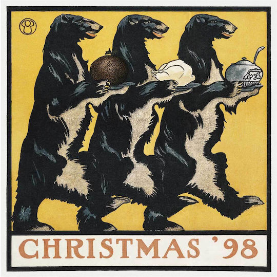 Christmas Πίνακας σε Καμβά 120x120cm
