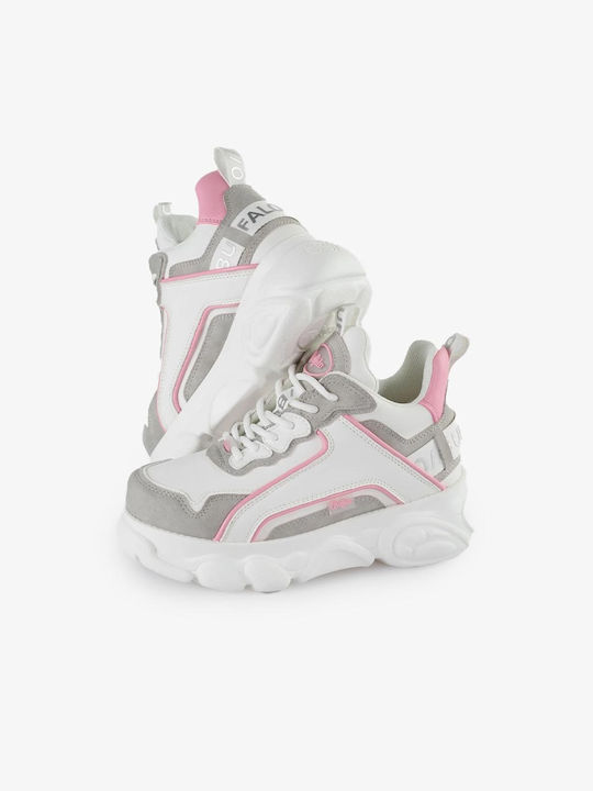 Buffalo Cld Chai Damen Chunky Sneakers White / Pink