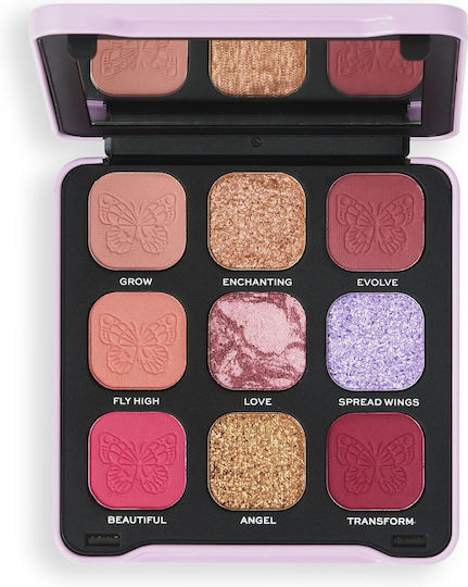 Revolution Beauty Παλέτα με Σκιές Ματιών σε Στερεή Μορφή Butterfly 9.9gr
