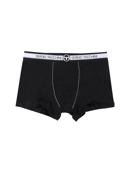 Sergio Tacchini 9000 Boxeri pentru bărbați Negre 1Pachet