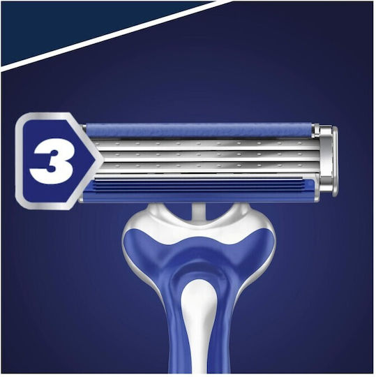 Gillette Comfort Disposable Razors Single Use with 3 Blades for Sensitive Skin 4pcs