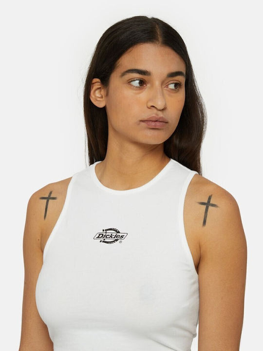 Powers Women's Blouse Cotton Sleeveless White