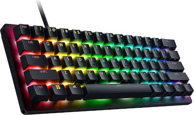 Razer Huntsman V3 Pro Mini Analog Gaming Mechanical Keyboard 60% with Razer Analog Optical Gen-2 switches and RGB lighting (US English) Gray