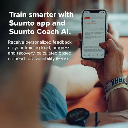 Suunto Race Stainless Steel 49mm Αδιάβροχο Smartwatch με SIM και Παλμογράφο (Midnight)