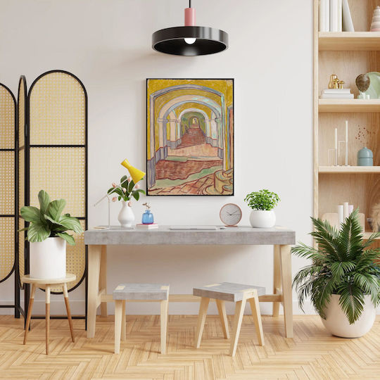 Corridor In The Asylum By Vincent Van Gogh Painting Copy of Van Gogh on Canvas 80x120cm