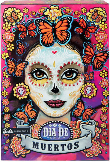 Barbie De Los Muertos 2023 Collectible Doll Dia De Muertos for 3+ years+ Years 30cm