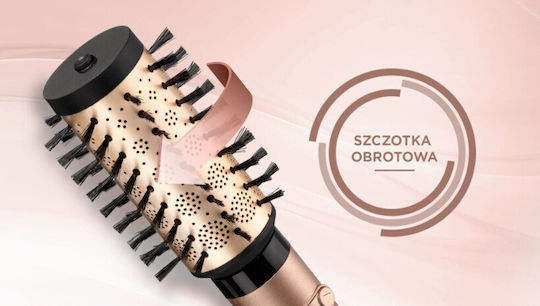 Babyliss Espresso Glaze Ceramic Electric Brush with Air for Straightening 1000W