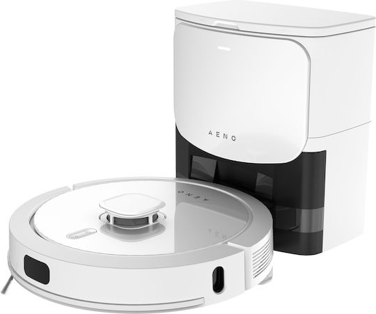 AENO RC4S Σκούπα Ρομπότ με Χαρτογράφηση Laser & Απορρόφηση 4000Pa Λευκή