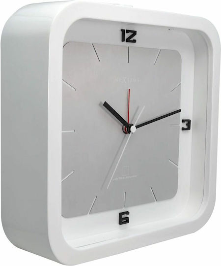 Nextime Безшумен Масов Часовник Дървен Сив 5221WI