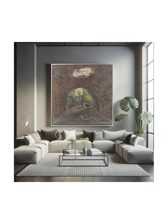 A Young Gemälde auf Leinwand 110x110cm
