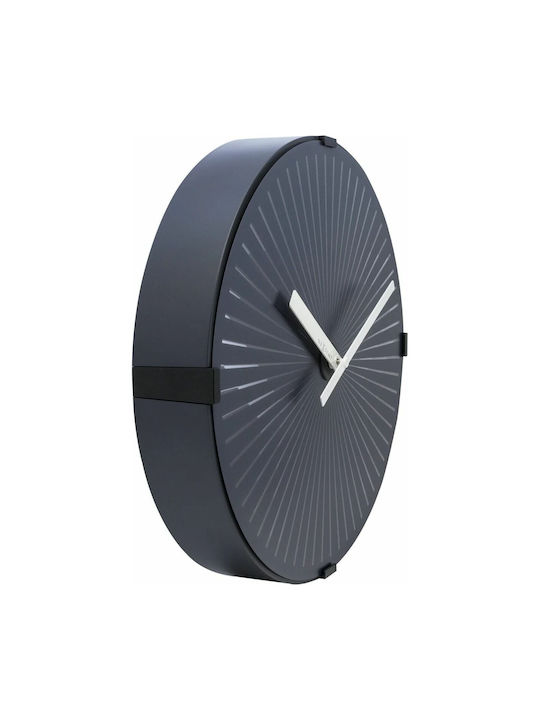 Nextime Ceas de Perete Plastic Negru
