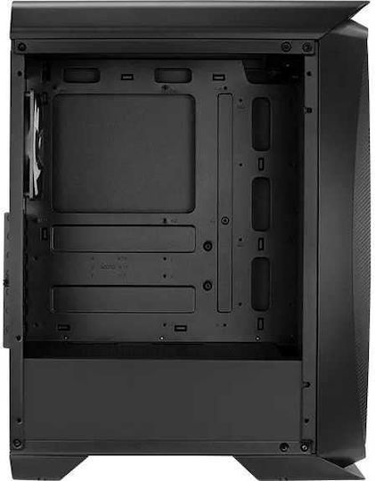 Aerocool Aero One Frost Gaming Midi Tower Computer Case with Side Window and RGB Lighting Black