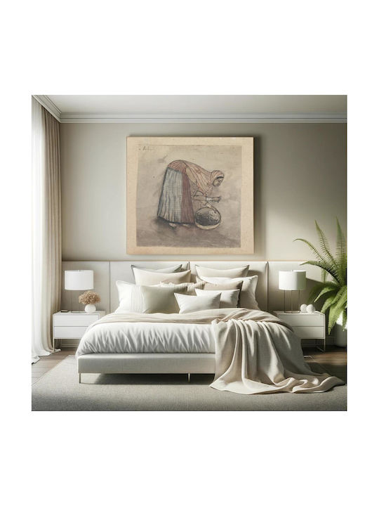 Bending Over Πίνακας σε Καμβά 110x110cm
