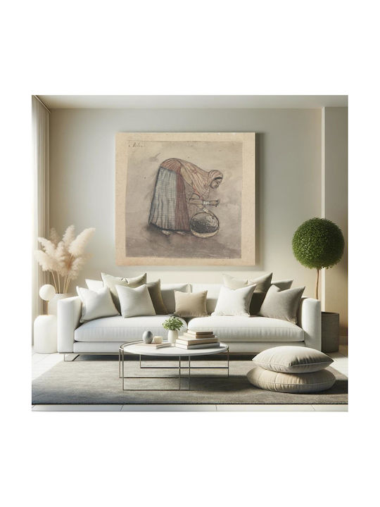 Bending Over Πίνακας σε Καμβά 110x110cm