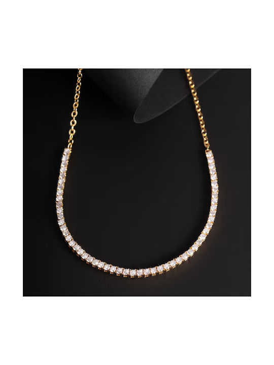 Morellato Collana Necklace from Gold Plated Silver