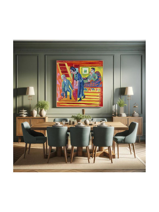 Gemälde auf Leinwand 110x110cm