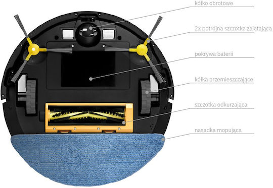 Webber Tango RSX500 Roboter-Staubsauger mit Intelligenter Navigation Schwarz