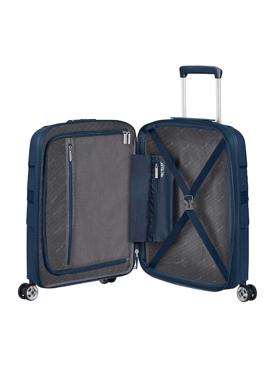 American Tourister Starvibe Spinner Exp 55 Cabin Travel Suitcase Hard Navy with 4 Wheels Height 20cm 146370-1596