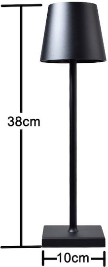 Luma Lampă de masă LED cu Abajur Negru și Bază