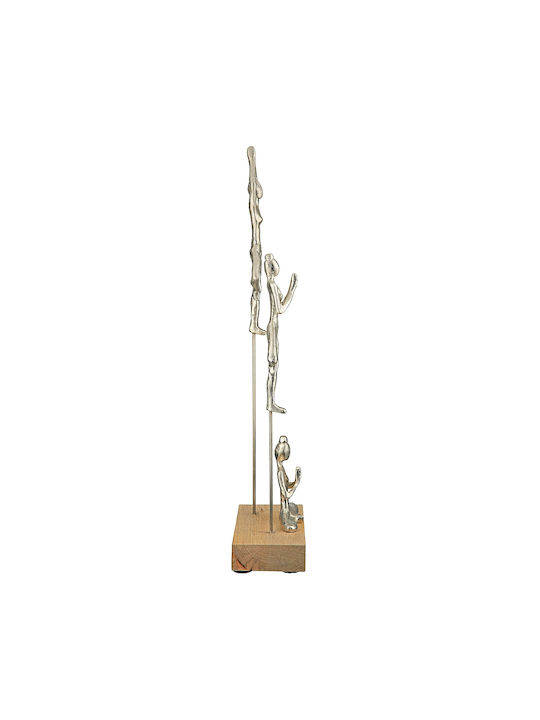ArteLibre Decorative Figure made of Metal 9x15.5x51cm 1pcs
