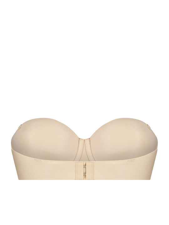 Jane Rugby Tan Strapless Σουτιέν με Μπανέλες