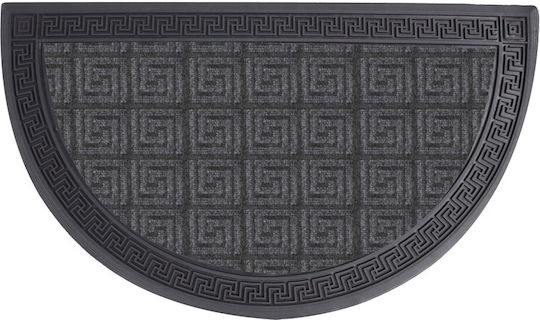 Mc Decor Πατάκι Εισόδου Ημικυκλικό Γκρι 40x60εκ. 26172 Γκρι
