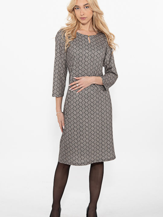 Rodonna Dress All Day Beige