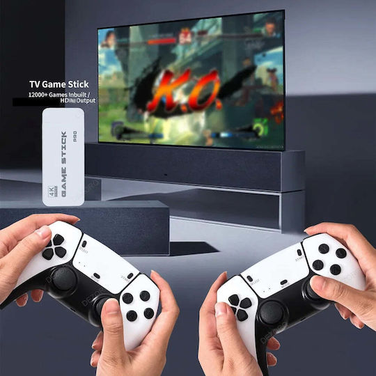 Martin Toys M15 Game Stick 4k Retro: 64g Ηλεκτρονική Παιδική Ρετρό Κονσόλα