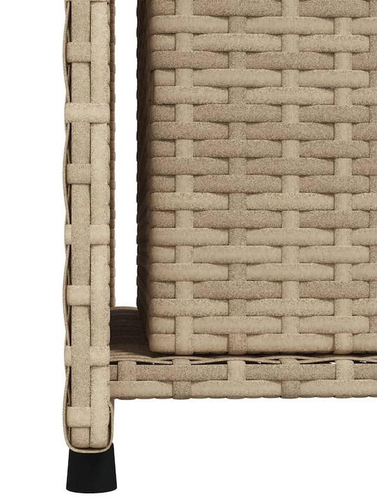 vidaXL Outdoor Storage Box Beige L50xW55xH115cm