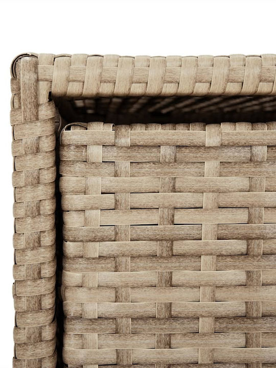 vidaXL Outdoor Storage Box Beige L55xW59xH69cm