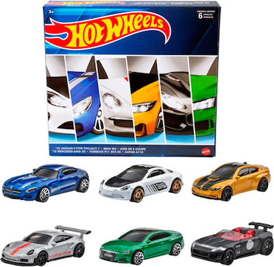 Hot Wheels European Speed Machines Themed Autoset 1:64 Heiße Räder