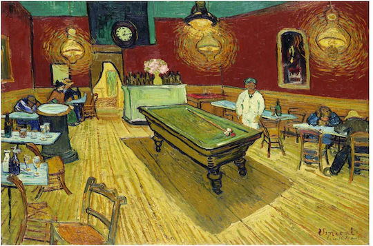 Le Café De Nuit (the Night Café) (1888) By Vincent Van Gogh Painting Copy of Van Gogh on Canvas 100x70cm