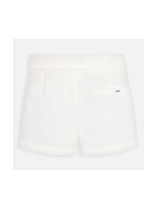 Mayoral Kids Shorts/Bermuda Fabric Παντελόνι Κοντό Ecru