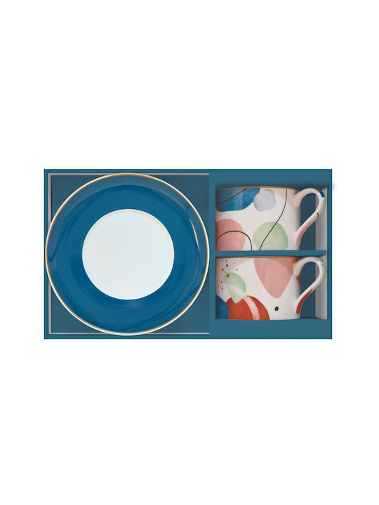 Easy-Life Porcelain Coffee Cup Set 240ml Multicolour 2pcs