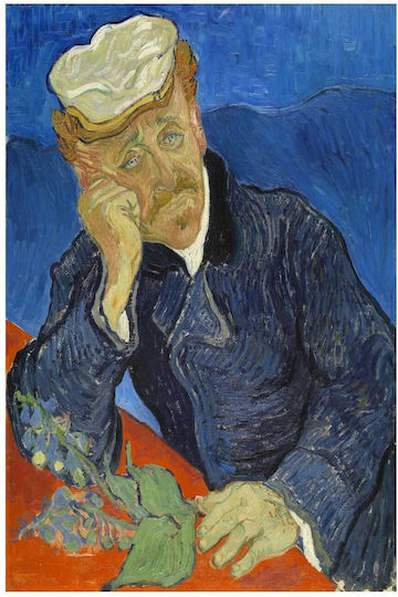 Vincent Van Gogh - Dr Paul Gachet Картина Копие на Ван Гог Платнен 80x120см