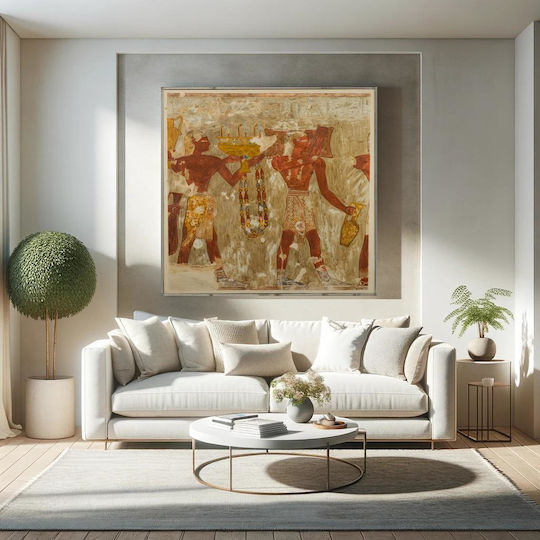 Bringing Gifts Gemälde Metallisch 110x110cm