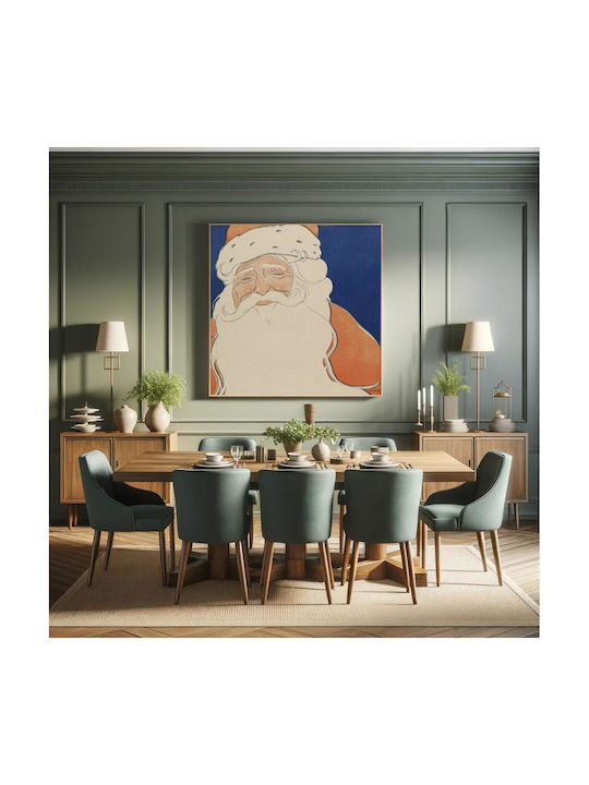 Santa Claus Illustration 1901 Gemälde auf Leinwand 110x110cm