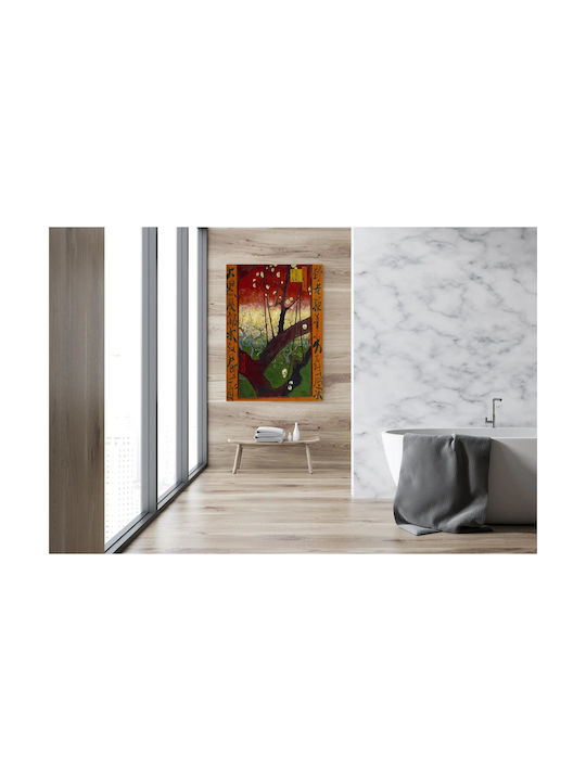 Vincent Van Gogh - Bloeiende Pruimenboomgaard- Naar Hiroshige Painting Copy of Van Gogh on Canvas 70x100cm
