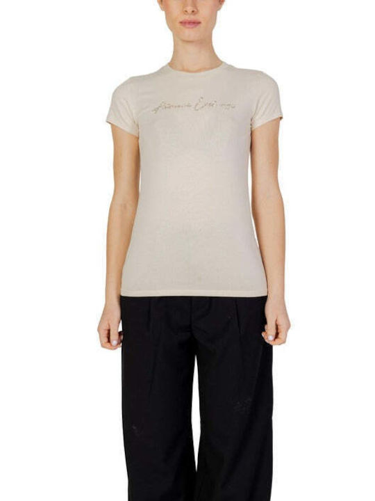 Armani Exchange Feminin Tricou Bej