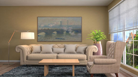 Claude Monet's Waterloo Bridge, Gray Day (1903) Картина Платнен 90x60см