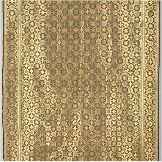 Brocade Gemälde Metallisch 110x110cm
