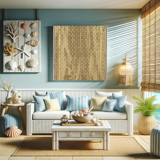Brocade Πίνακας Μεταλλικός 120x120cm