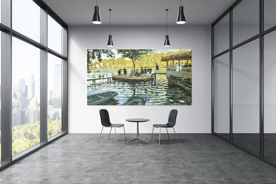 La Grenouillère 1869 Картина Платнен 120x80см