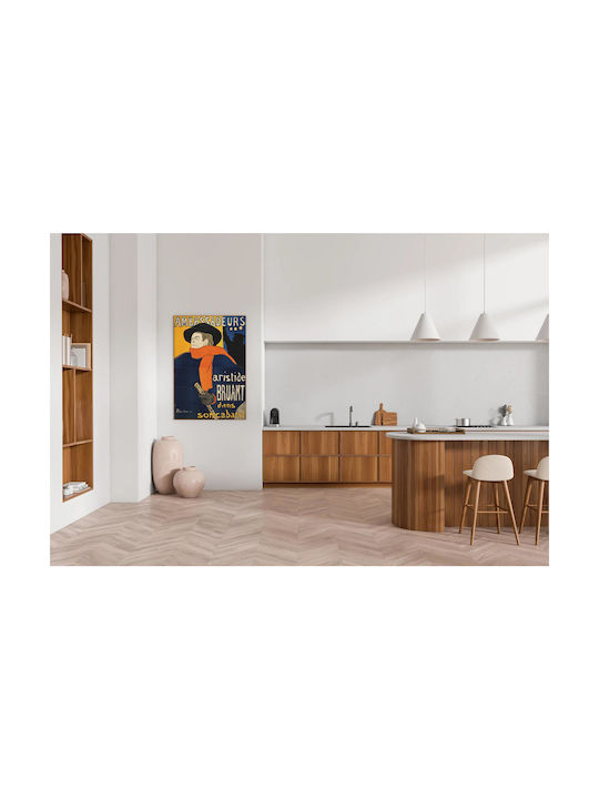 Ambassadeurs Aristide Bruant Painting on Canvas 70x100cm