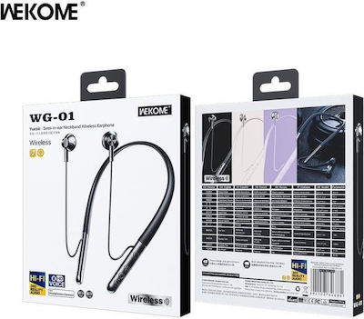 WK WG-01 Earbud Bluetooth Handsfree Earphones Whitά