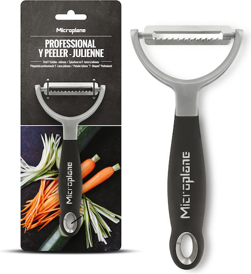 Microplane Fruit & Vegetable Peeler/Cleaner with Blade Julienne made of Stainless Steel