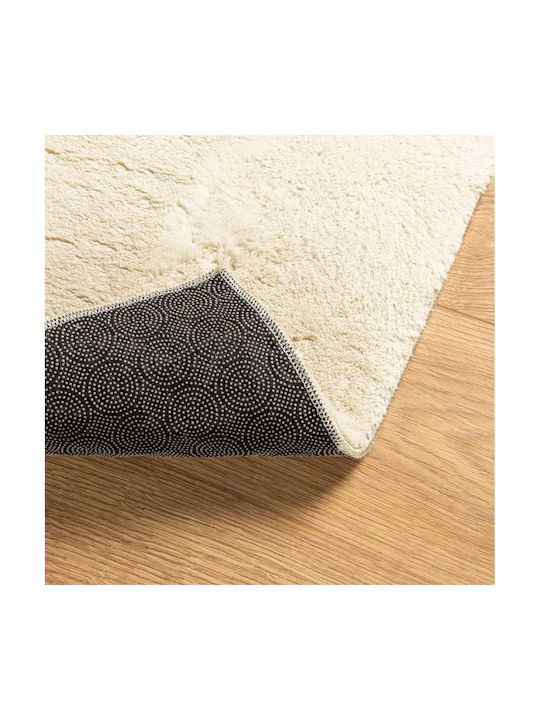 vidaXL Huarte Anti-slip Rug Rectangular Beige
