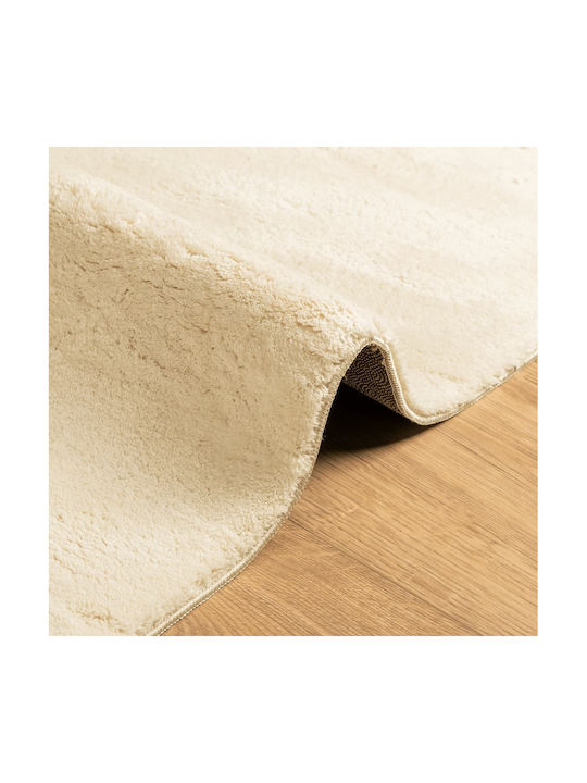 vidaXL Huarte Anti-slip Rug Rectangular Beige