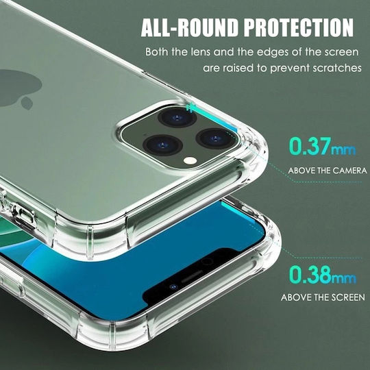 Techsuit Shockproof Clear Back Cover Silicone Transparent (iPhone 14 Pro)